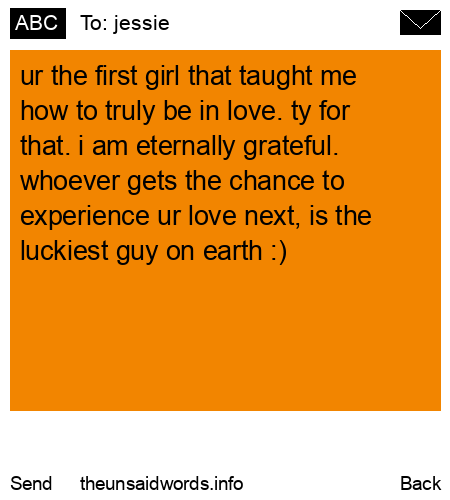 unsent message to jessie
