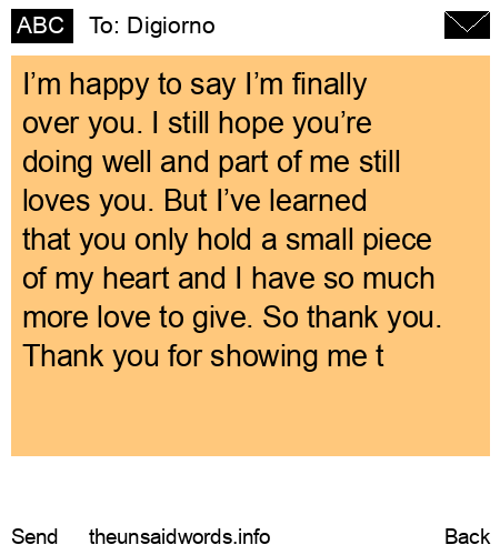 unsent message to Digiorno