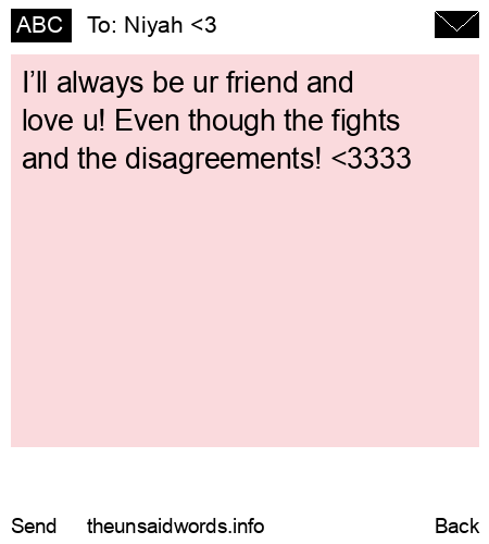 unsent message to Niyah <3