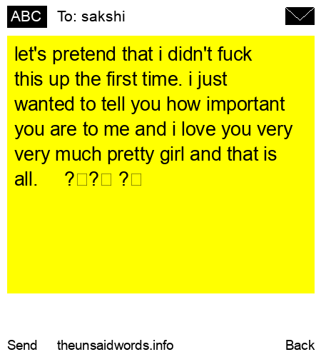 unsent message to sakshi
