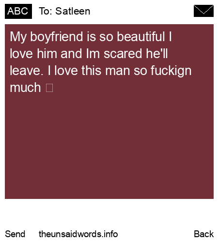 unsent message to Satleen