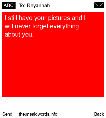 unsent message to Rhyannah 
