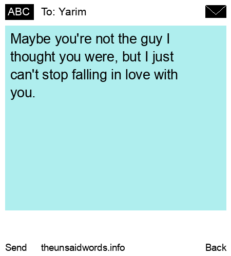 unsent message to Yarim