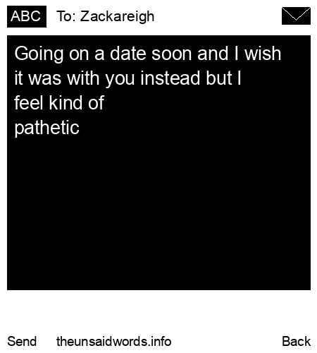 unsent message to Zackareigh