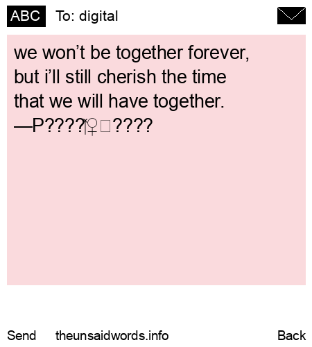 unsent message to digital