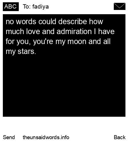 unsent message to fadiya