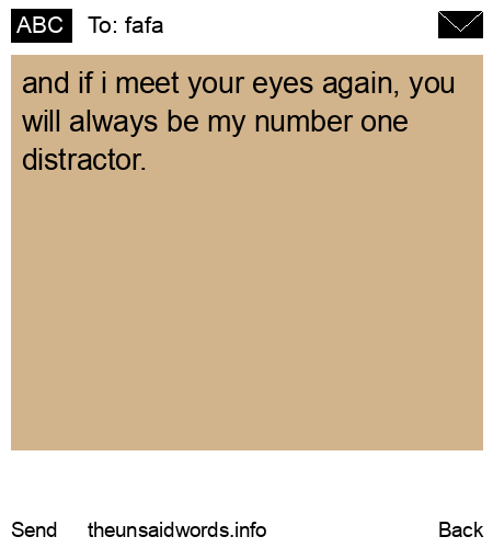 unsent message to fafa