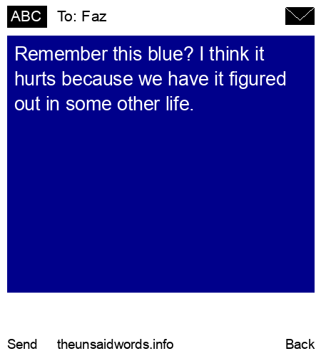 unsent message to Faz