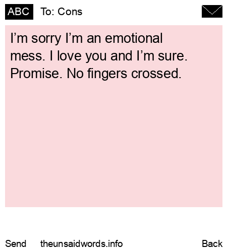 unsent message to Cons 