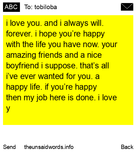 unsent message to tobiloba