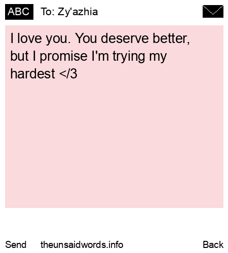 unsent message to Zy'azhia