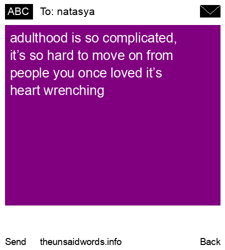 unsent message to natasya