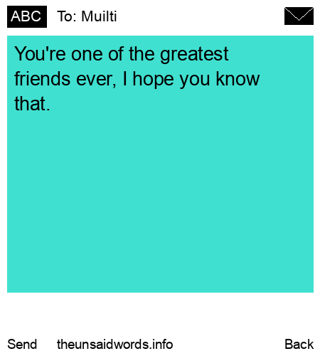 unsent message to Muilti