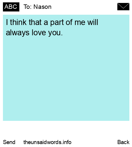 unsent message to Nason