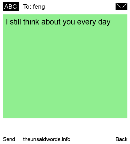 unsent message to feng