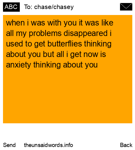 unsent message to chase/chasey