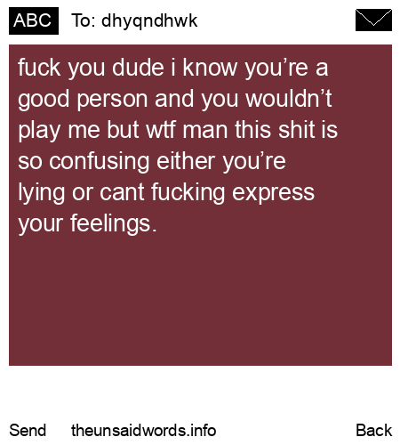 unsent message to dhyqndhwk