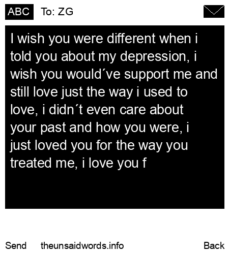 unsent message to ZG