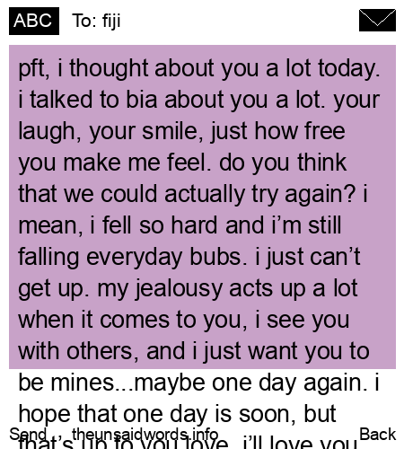 unsent message to fiji