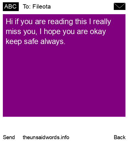 unsent message to Fileota