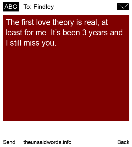 unsent message to Findley