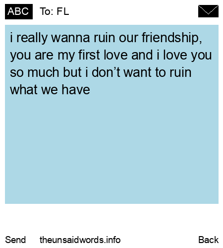 unsent message to FL