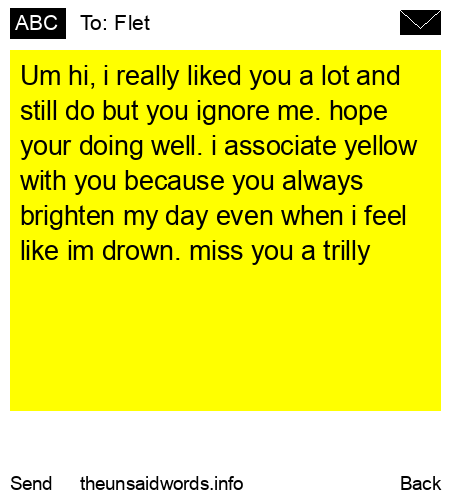unsent message to Flet