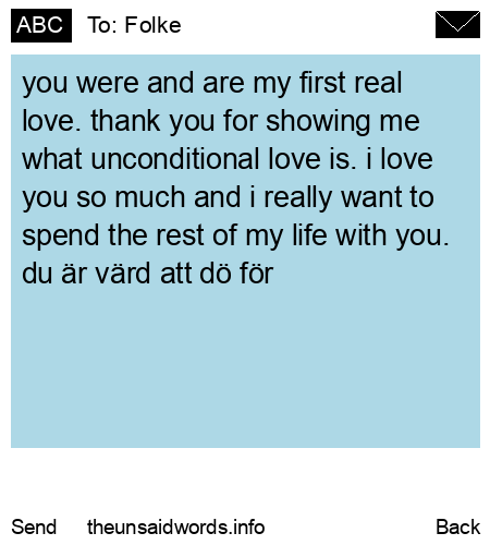 unsent message to Folke