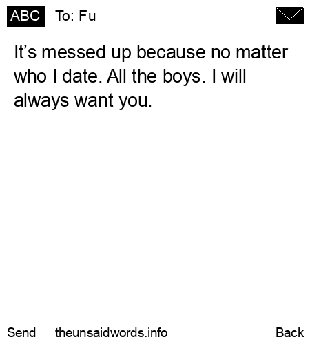 unsent message to Fu