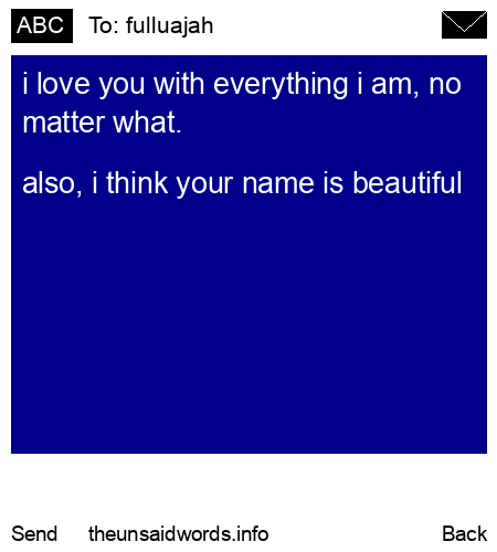 unsent message to fulluajah