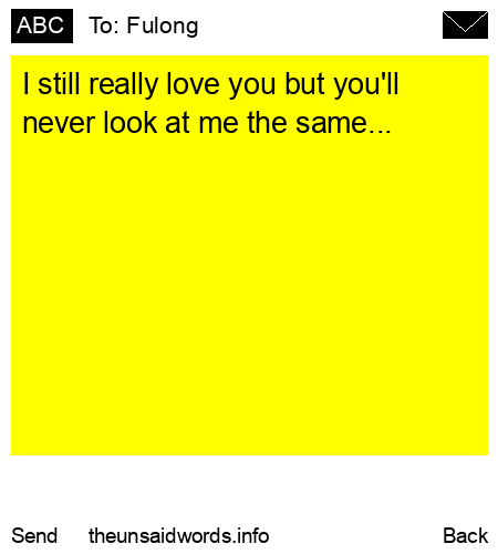 unsent message to Fulong