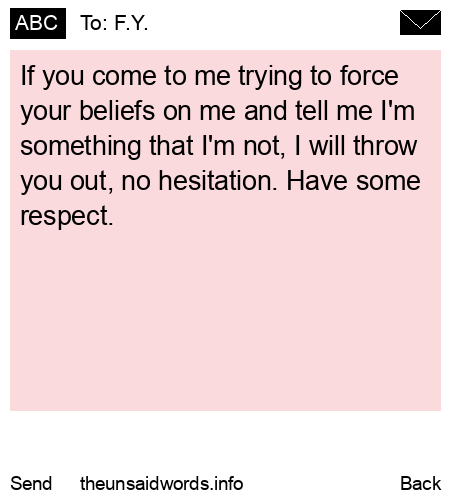 unsent message to F.Y.