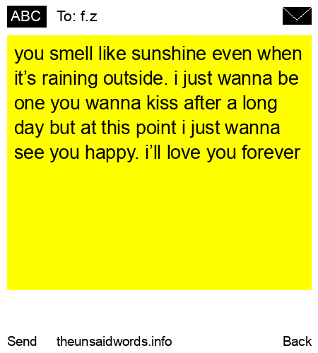 unsent message to f.z