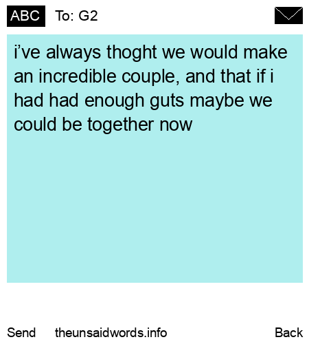 unsent message to G2