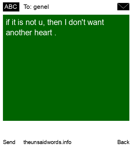 unsent message to genel