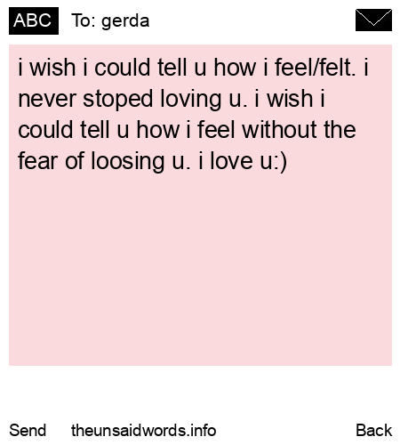 unsent message to gerda