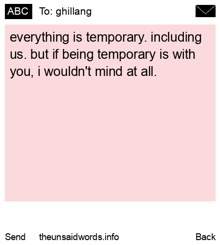 unsent message to ghillang