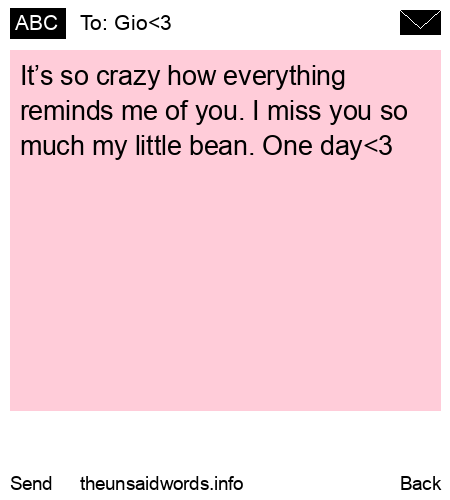 unsent message to Gio<3