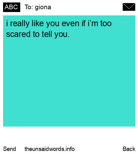 unsent message to giona
