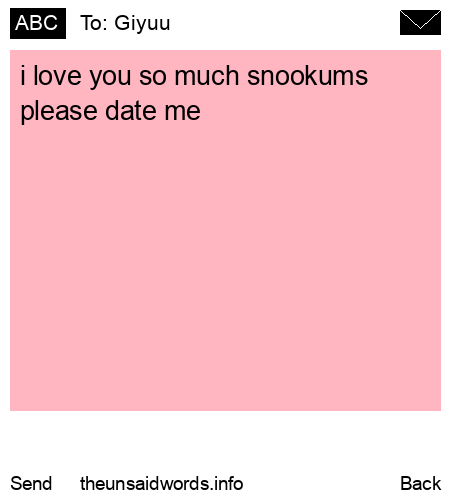 unsent message to Giyuu 