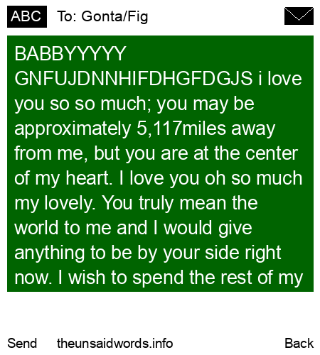 unsent message to Gonta/Fig