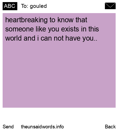 unsent message to gouled 