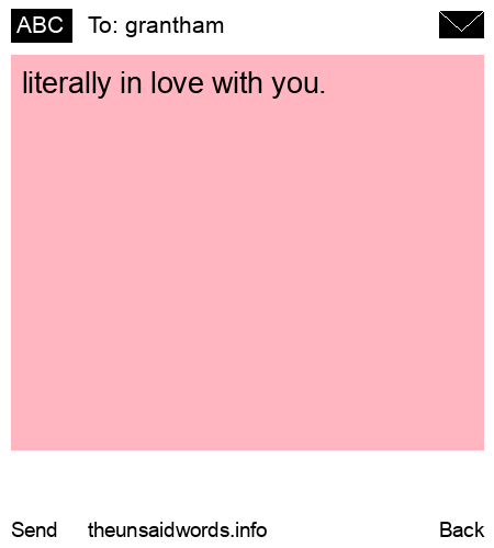 unsent message to grantham