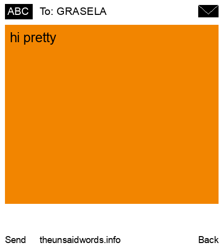 unsent message to GRASELA