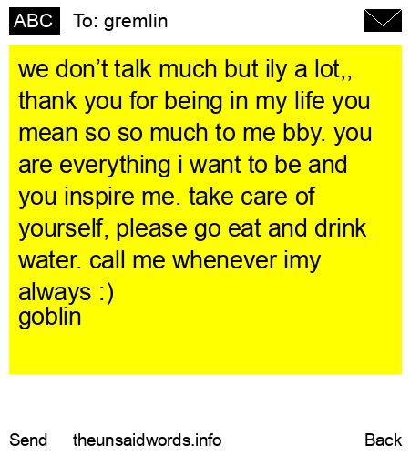 unsent message to gremlin