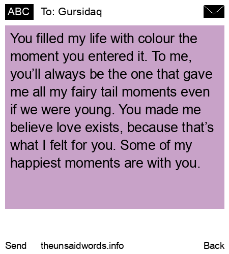 unsent message to Gursidaq