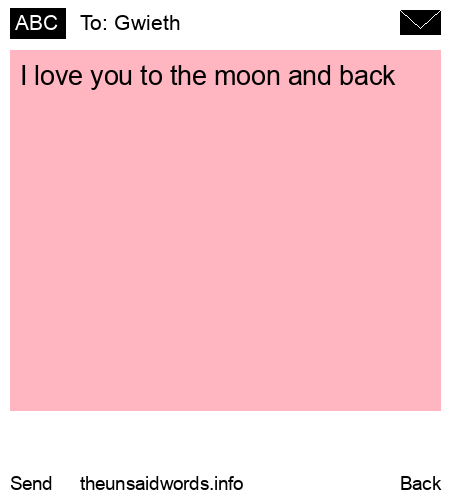 unsent message to Gwieth 