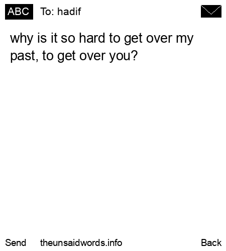 unsent message to hadif