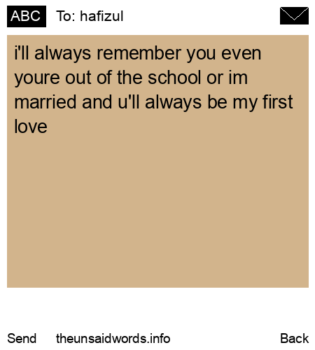 unsent message to hafizul
