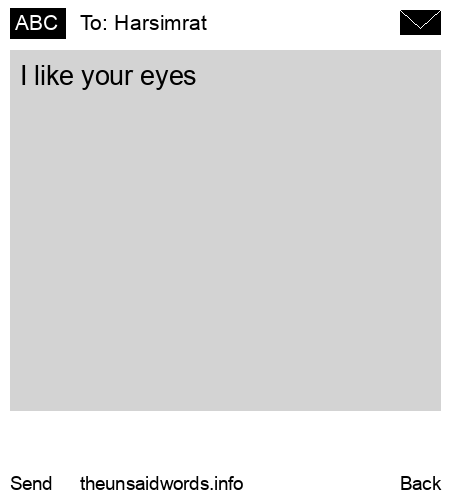 unsent message to Harsimrat